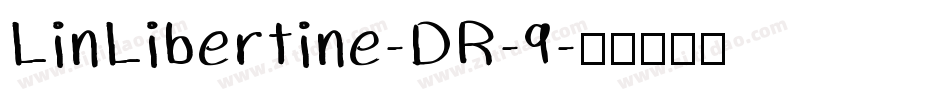 LinLibertine-DR-9字体转换