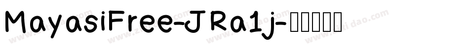 MayasiFree-JRa1j字体转换