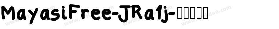 MayasiFree-JRa1j字体转换