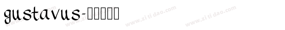 gustavus字体转换