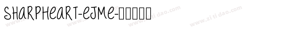 SharpHeart-eJMe字体转换