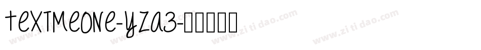 TextMeOne-yZa3字体转换