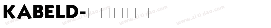 KABELD字体转换