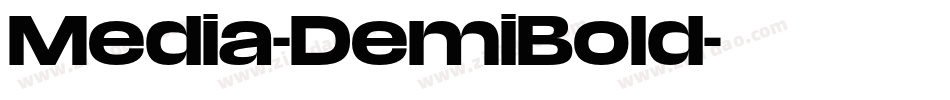 Media-DemiBold字体转换