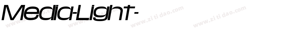 Media-Light字体转换