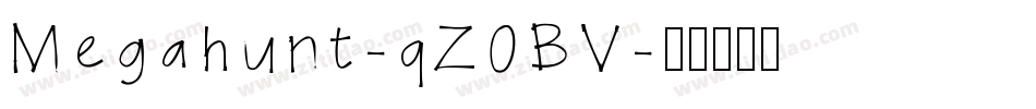 Megahunt-qZ0BV字体转换
