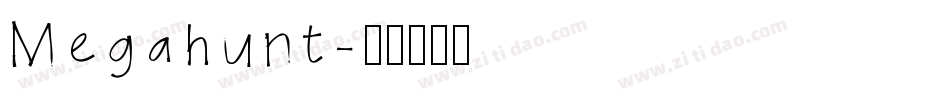 Megahunt字体转换