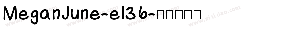 MeganJune-el36字体转换