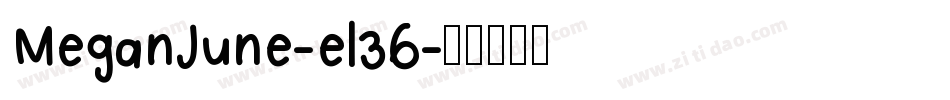 MeganJune-el36字体转换