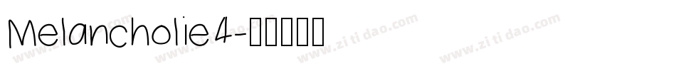 Melancholie4字体转换