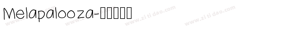Melapalooza字体转换
