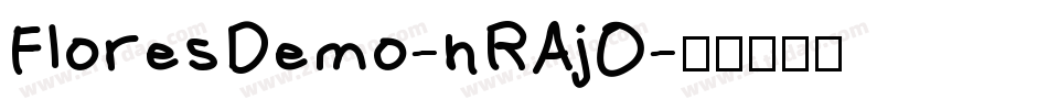 FloresDemo-nRAjO字体转换