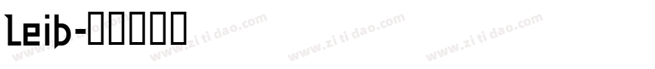 Leib字体转换