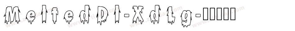 MeltedDl-XdLg字体转换