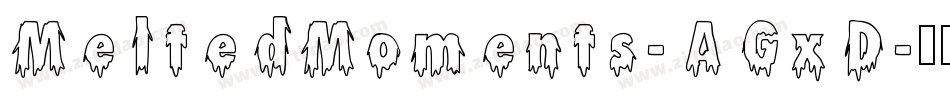 MeltedMoments-AGxD字体转换