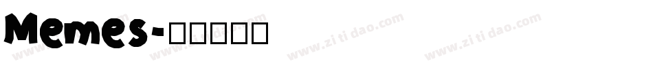 Memes字体转换