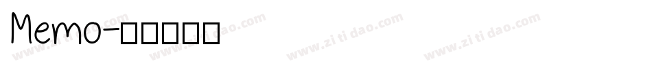 Memo字体转换