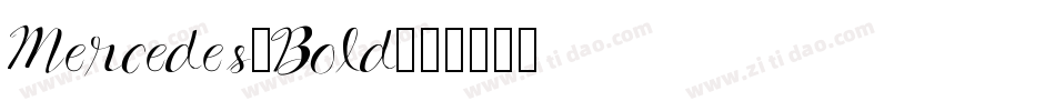 Mercedes-Bold字体转换