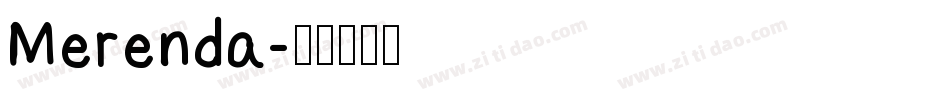 Merenda字体转换