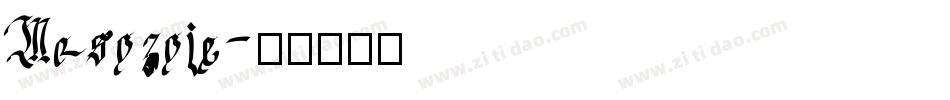 Mesozoic字体转换