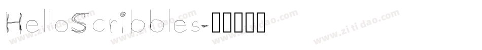 HelloScribbles字体转换