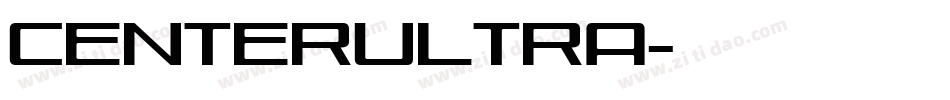 CenterUltra字体转换