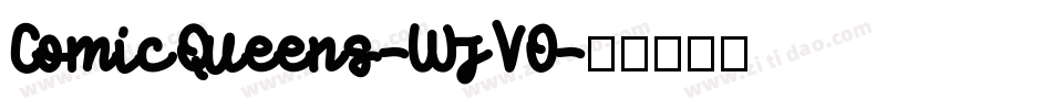 ComicQueens-WjVO字体转换