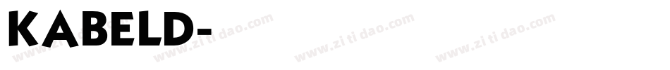 KABELD字体转换