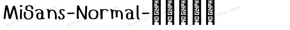 MiSans-Normal字体转换