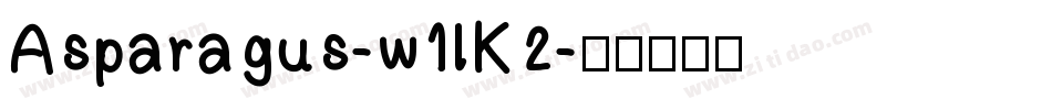 Asparagus-w1lK2字体转换