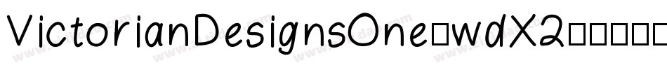 VictorianDesignsOne-wdX2字体转换