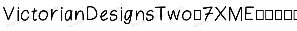 VictorianDesignsTwo-7XME字体转换