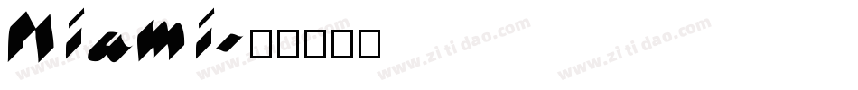 Miami字体转换