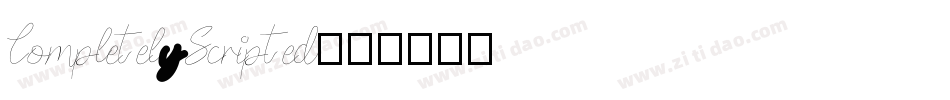 CompletelyScripted字体转换