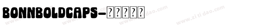 BonnBoldCaps字体转换