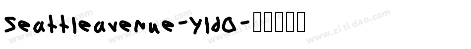Seattleavenue-YldO字体转换