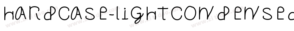 HardCase-LightCondensed字体转换