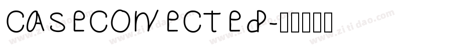 caseconected字体转换
