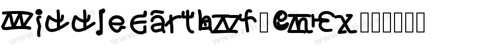 MiddleEarthNf-6n3x字体转换