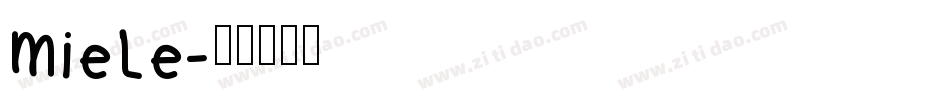 Miele字体转换