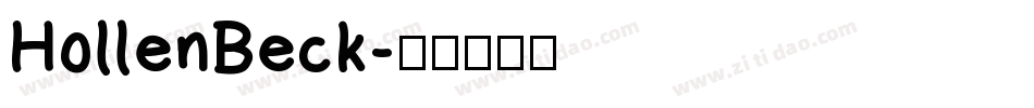 HollenBeck字体转换
