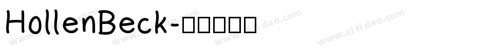 HollenBeck字体转换