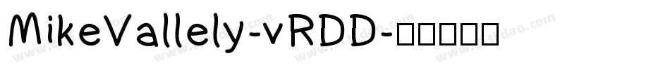 MikeVallely-vRDD字体转换