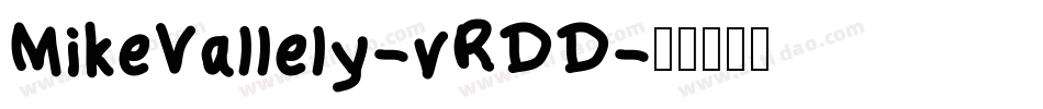 MikeVallely-vRDD字体转换