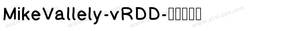 MikeVallely-vRDD字体转换