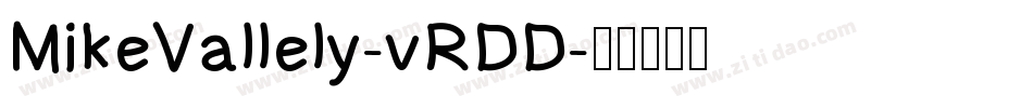 MikeVallely-vRDD字体转换