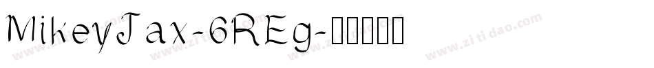 MikeyJax-6REg字体转换