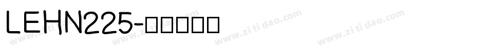 LEHN225字体转换