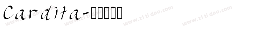Cardita字体转换