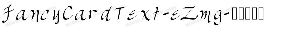 FancyCardText-eZmg字体转换